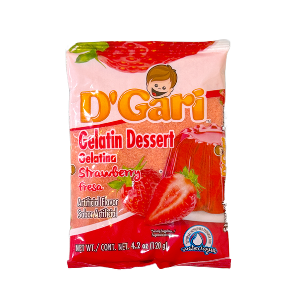 DGari Gelatin Dessert Strawberry 4.2 oz