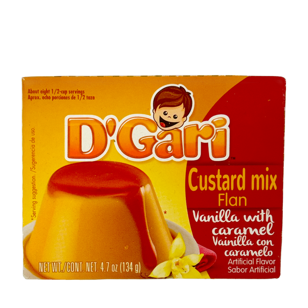 D`Gari Flan de Vainilla con Caramelo 4.7 oz