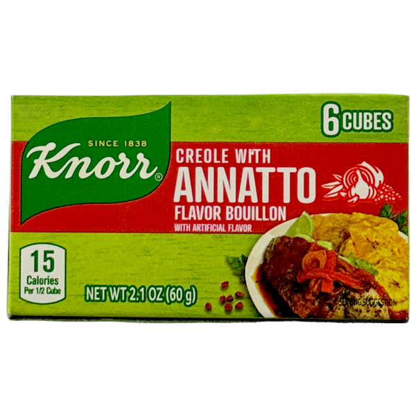 Caldo con Sabor Criollo con Annatto Knorr 2.1 OZ (60g)
