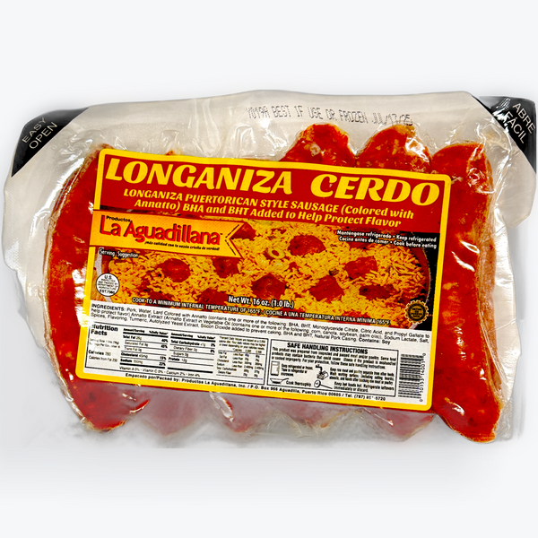 La Aguadillana Pork Longaniza (1 lb)