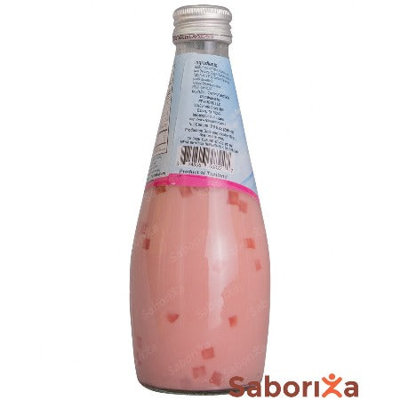 Leche de Fresa Y Coco KUII/ coconut milk with strawberry flavor 
