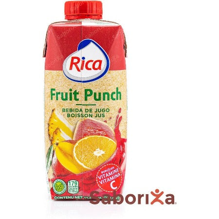 Fruit Punch Rica Jugo Ponche de Frutas RICA 