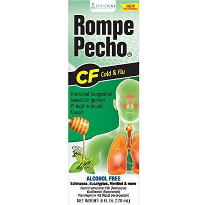 Jarabe Para La Gripe Cold & Flu ROMPE PECHO 6 Oz