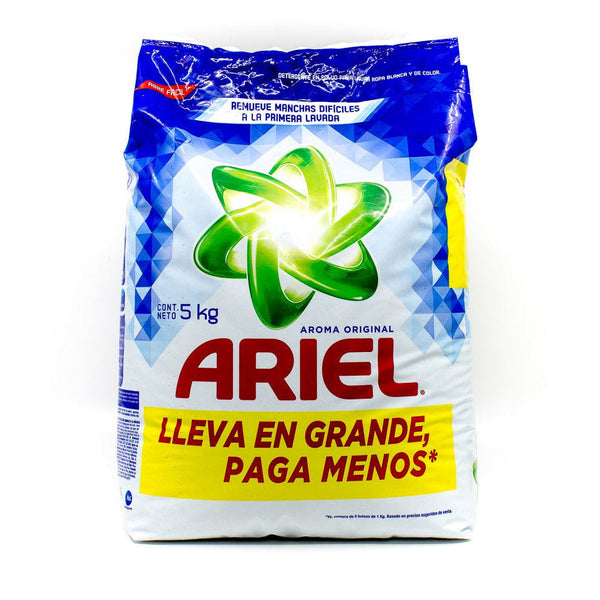 Detergente Original ARIEL 5 Kg 11 Lbs