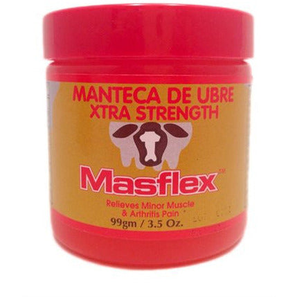 Manteca de Ubre MASFLEX 3.5 Oz (Roja) Xtra Strength