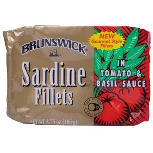 Sardinas Filete En Salsa De Tomate Brunswick / Sardine Fillets In Tomato & Basil sauce 
