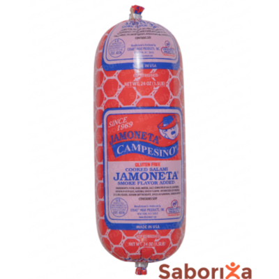Jamoneta CAMPESINO/ Smoked Flavored Cooked Salami 