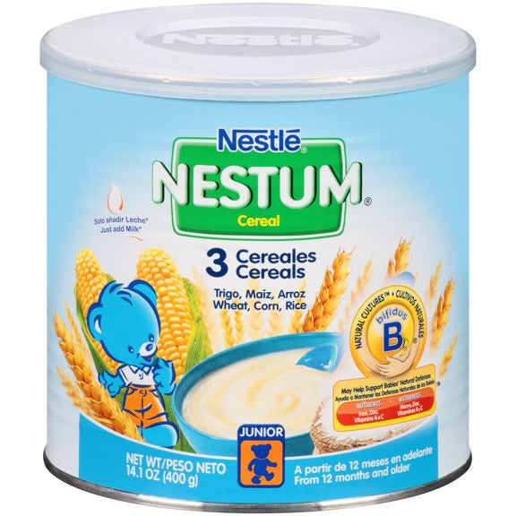 Tres cereales Nestum Nestlé 14.1 Oz