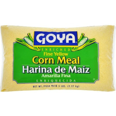 Harina de Maiz Amarilla Fina GOYA 5 Lbs
