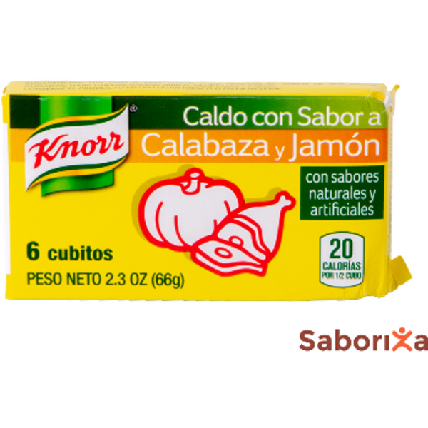 KNORR Caldo con Sabor a Calabaza y Jamón