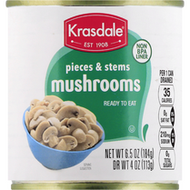 Ready-to-Eat Mushrooms 4 oz KRASDALE