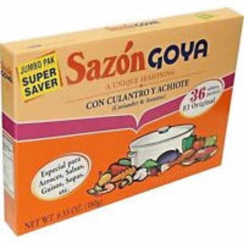 Sazon Con Culantro Y Achiote Goya 6 33 Oz Jumbo Pak – Saboriza